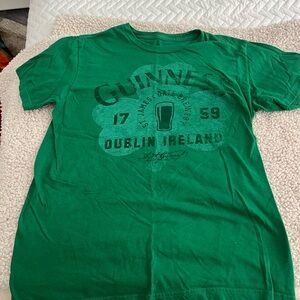 Guinness Green Short Sleeve Tee with Dublin Ireland Logo